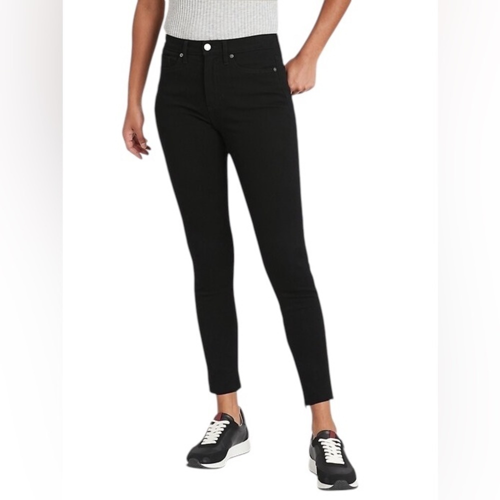 Banana Republic High Rise Skinny Jeans Black Size 26